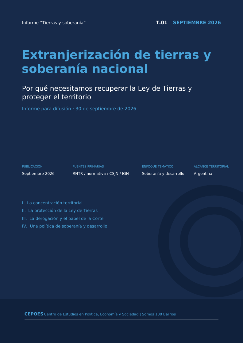 Tapa de Tierras y soberanía
